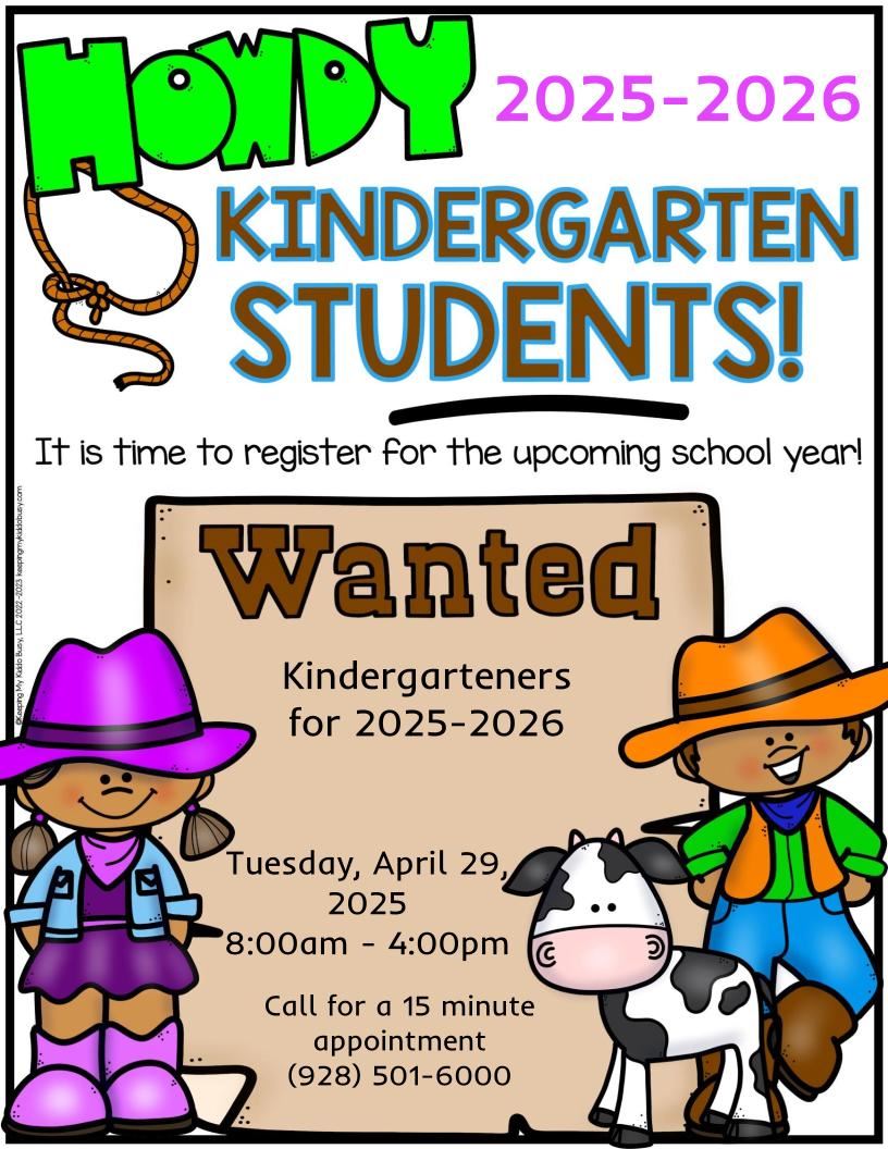 Kindergarten Round Up time 